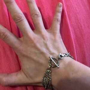 Elegant Silver Chain Bracelet